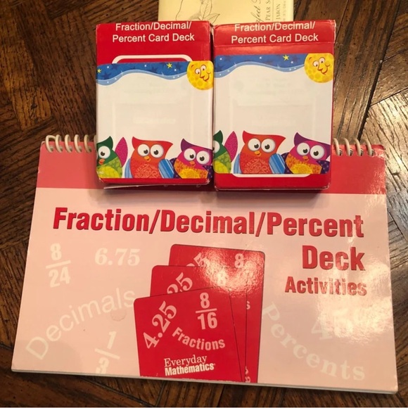 McGraw-Hill Other - Teacher Resource Fraction/Decimals Book and Card Decks